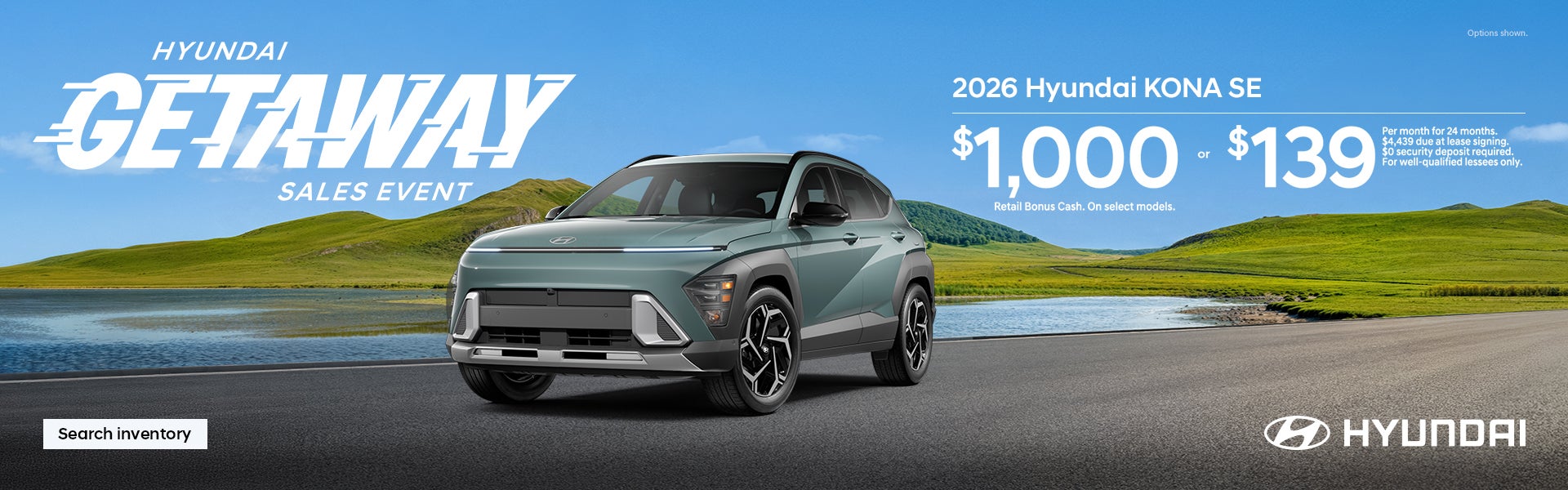 $1,000 Bonus Cash or $139/24/$4,439 Lease
