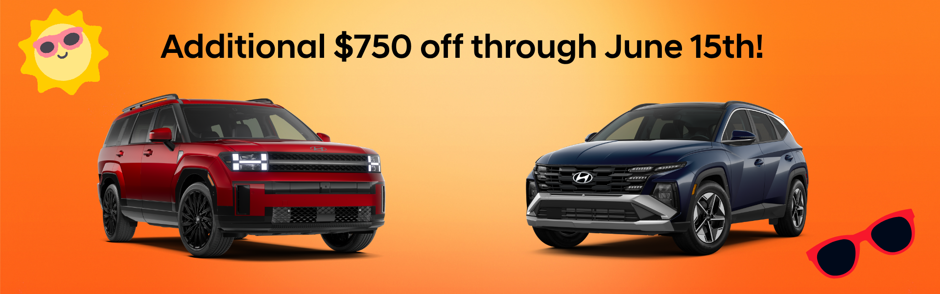 Save on new Hyundai vehicles